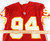 1999 Kansas City Chiefs Kendrick Gholston #94 Game Issued Red Jersey 46 0311