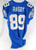 1999 Detroit Lions Walter Rasby #89 Game Used Blue Jersey 50 0483