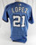 2025 Washington Nationals Jorge Lopez #21 Game Used Blue Jersey City Connect 8