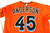 2012-17 Miami Marlins Anderson #45 Game Used Orange Jersey 46 040