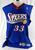 2000-01 Philadelphia 76ers Jumaine Jones #33 Game Issued Blue Jersey 48 363