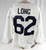 Late 1990s Florida Panthers Long #62 Game Used White Practice Jersey 54 519