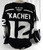 2021-22 Ontario Reign Vladimir Tkachev #12 Game Used Black Jersey 56 442