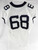 2019-23 West Virginia Mountaineers #68 Game Used White Jersey Football NP R 2