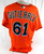 2012-17 Miami Marlins Gutierrez #61 Game Used Orange Jersey 48 047
