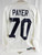 Late 1990s Florida Panthers Serge Payer #70 Game Used White Practice Jersey 58 1