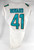 2017 Miami Dolphins Xavien Howard #41 Game Issued White Jersey 38 0014