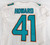 2017 Miami Dolphins Xavien Howard #41 Game Issued White Jersey 38 0014