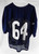 2009 Chicago Bears Tyler Reed #64 Game Used Blue Practice Jersey 50 0015