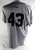 2021 Long Beach State Dirtbags #43 Game Used Grey Jersey Baseball L DP95692