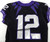 Texas Christian TCU Horned Frogs #12 Game Used Black Jersey Football NP R 38 3