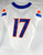 2022 Boise State Broncos #17 Game Used White Jersey Football NP Rem 40 912