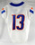 2022 Boise State Broncos #13 Game Used White Jersey Football NP Rem 40 913