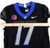 2023 Boise State Broncos #17 Game Used Black Jersey Football NP Rem 40 961