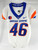 2021 Boise State Broncos #46 Game Used White Jersey Football NP Rem 42 916