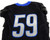 2022 Boise State Broncos #59 Game Used Black Jersey Football NP Rem 46 965