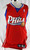 2008-09 Philadelphia 76ers Blank Game Issued Red Jersey 42 938