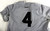 2021 Long Beach State Dirtbags #4 Game Used Grey Jersey Baseball DP95682