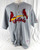 2000s Mens St. Louis Cardinals Blank Authentic Grey Jersey Rawlings 994