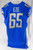 2023 Detroit Lions Obinna Eze #65 Game Used Blue Jersey 90 Seasons Patch 46 634