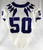 2019-22 Texas Christian TCU Frogs #50 Game Used White Jersey Football NP R 44 66