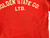 1920s Golden State Dairy Products LTD Game Used Red Jersey Baseball 621