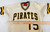 1985-86 Pittsburgh Pirates Pat Clements #15 Game Used White Jersey 550