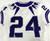 2019-22 Texas Christian TCU Frogs #24 Game Used White Jersey Football NP R 40 35