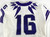2019-22 Texas Christian TCU Frogs #16 Game Used White Jersey Football NP R 44 43