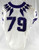2019-22 Texas Christian TCU Frogs #79 Game Used White Jersey Football NP R 48 44