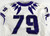2019-22 Texas Christian TCU Frogs #79 Game Used White Jersey Football NP R 48 44