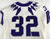 2021 Texas Christian TCU Frogs #32 Game Used White Jersey Football NP R 44 629
