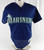 2000s Mens Seattle Mariners Blank Authentic Blue Jersey BP ST Majestic 962