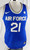 2022-23 Air Force Falcons #21 Game Used Blue Jersey Basketball L 211