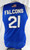 2022-23 Air Force Falcons #21 Game Used Blue Jersey Basketball L 211