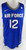 2020-21 Air Force Falcons #12 Game Used Blue Jersey Basketball L 225