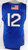 2020-21 Air Force Falcons #12 Game Used Blue Jersey Basketball L 225