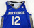 2020-21 Air Force Falcons #12 Game Used Blue Jersey Basketball L 225