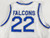 2020-21 Air Force Falcons #22 Game Used White Jersey Basketball L 229