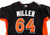 2014-16 Miami Marlins Miller #64 Game Used Black Jersey ST BP 48 045