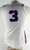 2022-23 Texas Christian TCU Frogs #3 Game Issued White Jersey Breast Cancer 6