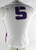 2022-23 Texas Christian TCU Frogs #5 Game Used White Jersey Breast Cancer 1