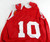 1990s Atlanta Hawks #10 Game Used Red Practice Jersey XXXL 711
