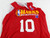 1990s Atlanta Hawks #10 Game Used Red Practice Jersey XXXL 711