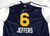 2010-11 Utah Jazz Othyus Jeffers #6 Game Used Navy Shooting Shirt 2XL 173