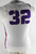 2021-22 Texas Christian TCU Frogs #32 Game Issued White Jersey Breast Cancer 8