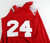 1990s Atlanta Hawks #24 Game Used Red Practice Jersey XXL 713