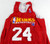 1990s Atlanta Hawks #24 Game Used Red Practice Jersey XXL 713