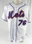 2011 New York Mets Dave Jauss #76 Game Issued Pos Used White Jersey 46 214
