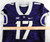 Texas Christian TCU Frogs #17 Game Used Purple Jersey Frogskin NP Football 42 1